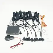 8 Parking Black Sensors Car Backup Reverse Rear Radar System Alert Alarm Kit (for: Renault)