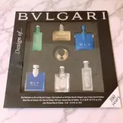 BVLGARI Design of... 100 years Mini Perfume Set 7pcs 5ml / 0.17 fl oz Unused