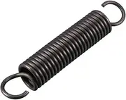 uxcell Extension Spring - 2.5mm Wire Dia, 18mm OD, 100mm Free Length Steel Black Tension Spring