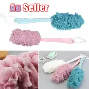 Bath Brush Scrubber Shower Sponge Back Useful with Long Handle Body Loofah