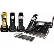 UNIDEN XDECT 8355+3WP 1.8GHZ 4 HANDSETS DIGITAL CORLDESS PHONE+ANSWER MACHINE