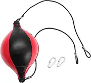 LAPYAPPE 1Set Elastic Training Ball for Boxing Agility Training Durable Black Red Reaction Ball with Inflator Inflation Needle Hooks for Home Fitness and Coordination