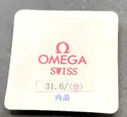 New OMEGA SEAMASTER Crystal 3.16mm w/Yellow Ring for Date