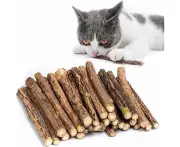 30 Pack Cat Chew Sticks, Organic Silver Vine Cat Toys