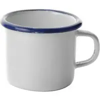 在飛比找樂天市場購物網優惠-《ibili》琺瑯濃縮咖啡杯(藍80ml) | 琺瑯杯 露營
