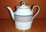 Richard Ginori Italy ~ Diamante Lidded Tea or Coffee Pot ~ NEW