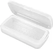 Manicure Tool Sterilizer Tray Box Transparent Box for Nail Art Tools Compact Design for Easy Cleaning for Salons and Clinics Detachable Structure
