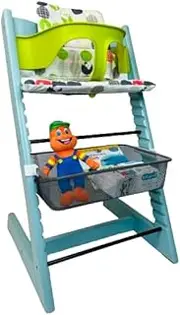 JALUDesignDE Adapter for Stokke Tripp Trapp High Chair, Trofast Box & Mesh Basket
