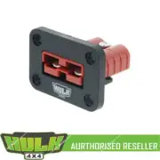 50 Amp Anderson Plug flush Mount countersunk + DUST CAP + 50Amp RED Plug