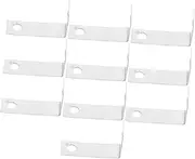 STOBAZA DIY Framing Kit 10 Pcs Picture Frame Corner Brackets Canvas Retainer Clips l Shaped Corner Frame Retaining Clips for Artwork Home Decor