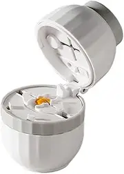 Pill Slicer | Portable Medicine Crusher,Half or Quarter Pill Cutter Dispenser for Daily Household School Outdoor Travel Weekly Men Women Elderly