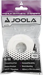 JOOLA Pickleball Overgrip - Tacky Feel Premium Synthetic Overgrips - Set of 4 - Pickleball Grip Tape for Any Brand Racket - Anti Slip Pickleball Tape Fits Elongated, Standard & Skinny Handles
