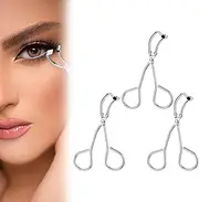 ElevateTech Eyelash Curler Kit, 3 Pcs Professional Lash Curler Metal Universal Volumizing Lash Lift Kit Curls Lashes Makeup Accessories for Women Home Travel