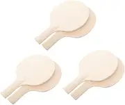 DIY Table Tennis Racket Kit Wooden Paddle Blanks Unpainted Enhance Your Game Custom Paddles