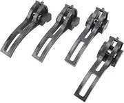 ZenithAur Easy Install Tonneau Cover Parts, 4Pcs Universal Replacement for Hard Folding Tonneau Cover, Includes Rear Clamp and T Bolt for Enhanced Durability
