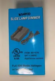Slide Lamp Dimmer Black Rated 500W 120V 4.3A 90-1070(BRAND NEW)Appliance Control