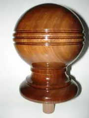 WOOD FINIAL UNFINISHED FOR NEWEL POST FINIAL OR CAP Finial #28