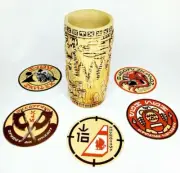 Star Wars Galaxy’s Edge Olga Cantina YUB NUB Ewok Endor Tiki Mug with Coasters