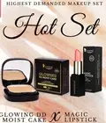 1 Set Of Nurraysa Demanded Makeup (1 Glowing DD Moist Cake & 1 Magic Lipstick)