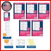 3-Part Carbonless Money & Rent Receipt Book - 500 Sets, Ideal for Landlords