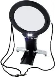 Magnifying Glass 5X Large With Light Led Lamp Giant Magnifier Reading Hands Free