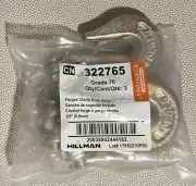 Hillman Hardware Essentials 3/8 in. Clevis Grab Hook- Grade 70- Lot Of 3