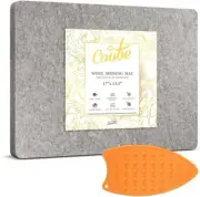 YEWEI 100% NEW ZEALAND WOOL MAT IRONING PRESSING 17" X 13.50" ORANGE IRON REST