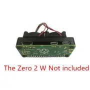 Dual Cooling Fan Aluminum Heatsink Case Shell Kit for Raspberry Pi Zero 2W B