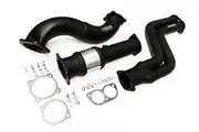 Venom Exhaust for Ford Falcon BA BF XR6 Turbo Black 4" Dump pipe, cat & Y pipe F6