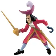 NEW Disney Peter Pan Figure Captain Hook with Sword Collectible cake topper toy