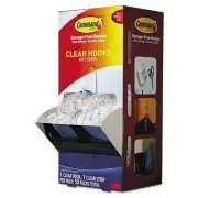 Command Clear Hooks & Strips Plastic Medium 50 Hooks w/50 Adhesive Strips per