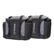 Tusk 1999660061 Pannier Racks With Olympus Pannier Bags Black/Grey For BMW