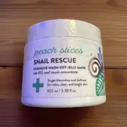 Snail Rescue Intensive Wash-Off Jelly Mask 3.38 Fl Oz Peach Slices