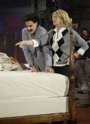 Actor Sacha Baron Cohen as Borat and television personality Martha- Old Photo 2
