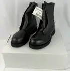 Addison Army Navy Steel Toe Black Safety Boots 8” Men's 7.5W