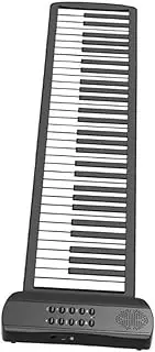 Generic Roll Piano Music Keyboard Instruments Keyboards Electronic 61-keys Roll-up Piano Silicone Foldable Roll-up Piano Folding Electronic Roll-up Piano 61 Keys Roll-up Piano