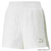 在飛比找ETMall東森購物網優惠-PUMA 女 短褲 休閒 寬鬆 歐規 蔡依林 代言款 白 5