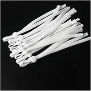 Small Elastic Rope 1000Pcs Colorful Mask Elastic Band Elastic Polyester Rubber Band for Sewing Adjustment Mask Ear Rope Craft Accessories 11-12CM Elastic Rope for Fitness (Size : White 1000pcs)