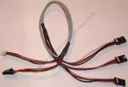 50Lot3way Triple Y Splitter CDROM/CD/DVD Audio/PC/Sound Card/Blaster Cable//Wire