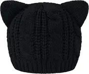 [Durio] Hat, Gloves, and Scarf Set for Women - Fleece Lined Knit Beanie Hat, Scarf, and Gloves