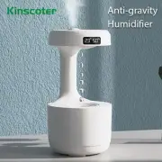 Anti-gravity Air humidifier with Display, water droplets, Rain Diffuser