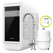 SimPure 600GPD RO Reverse Osmosis Water Filter System with Pressure Storage Tank