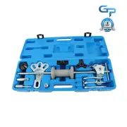 17Pcs Auto Set Slide Hammer Dent Puller Tool Kit Wrench Adapter Axle Bearing Hub