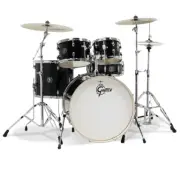 Gretsch Energy 22" 5 Piece Drum Kit w/Hardware Black GE4E825B