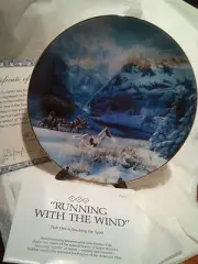 W.S George Collectors Lt # Plate ~ Running with the wind - ByJulie Kramer Cole