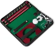 [Froster] Office Golf Set in Carry Case Portable Golf Club Putter 2 Balls Cup Indoor Putting