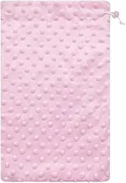 Ronyme Bearded Dragon and Ferret Bath Towel Carrier, Fast Drying for Small Animals, Pink, as described