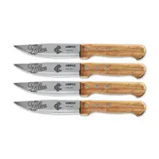 GRYLT Jumbo 4 Piece Steak Knife Set AFL Carlton Blues