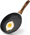 SENSARTE 25Cm Nonstick Frying Pan Skillet, Swiss Granite Coating Omelette Pan...