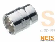 Sidchrome 1/2" Drive 12 Point AF Socket Standard 3/8" to 1-1/4" SCMT144 Quality.